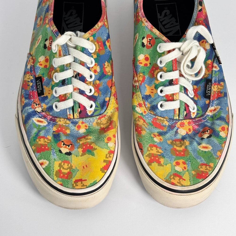 Vans, Nintendo Super Mario Brothers, Men's Shoes Size 11, Skater Game Over